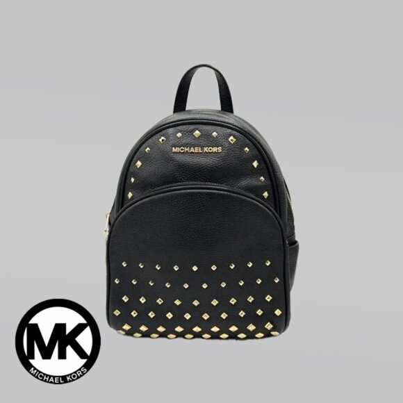 Michael Kors Abbey Medium Studded Backpack - Picture 1 of 12